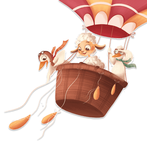 Lola Lamb hot air balloon